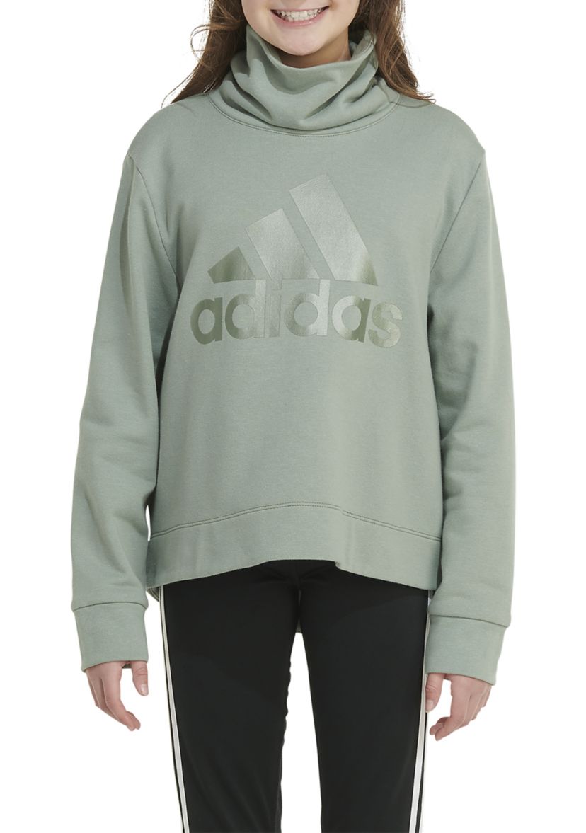 Boys 8-20 Long Sleeve Mock Neck French Terry Pullover