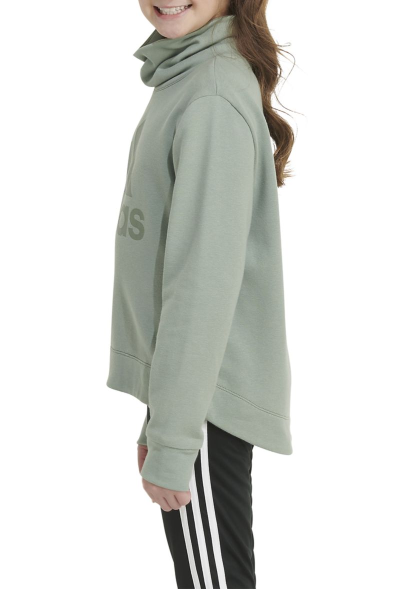 Boys 8-20 Long Sleeve Mock Neck French Terry Pullover