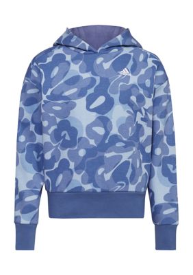 Boys 8-20 Long Sleeve Printed Loose Fit Hoodie