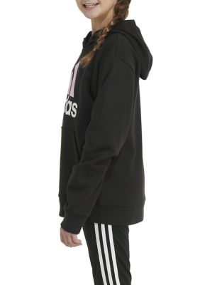 Girls 7-16 Long Sleeve Essential Sportswear Logo Hoodie