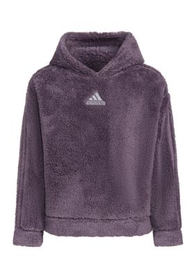 adidas Essentials+ Fluffy Teddy Hoodie - White | adidas Canada