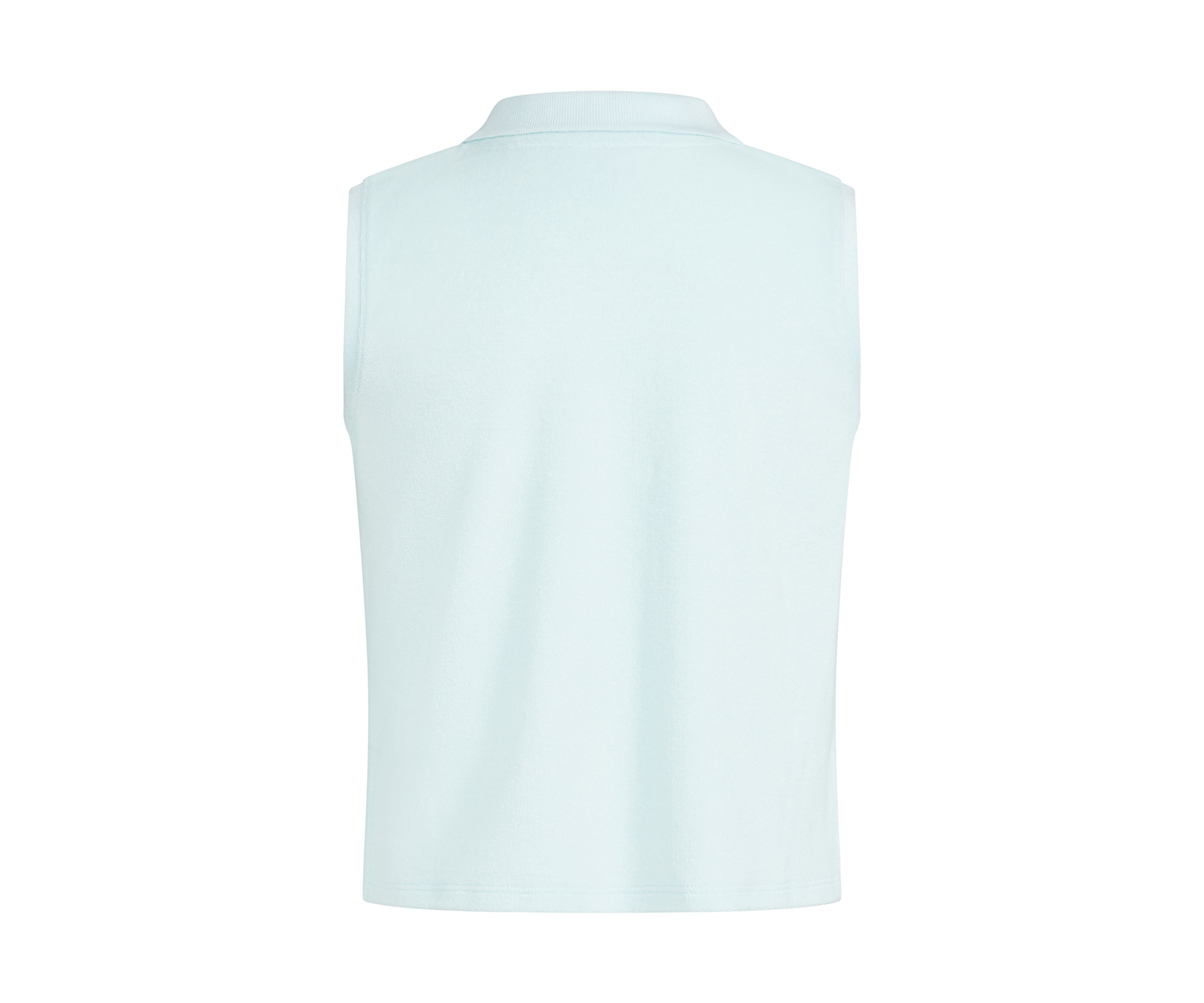 Girls 7-16 Sleeveless Terry Cloth Polo Tank Top