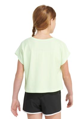 Girls 7-16 Short Sleeve Box Pigment Wash T-Shirt