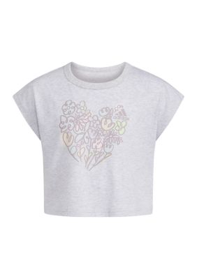 Girls 7-16 Short Sleeve Box Heather T-Shirt