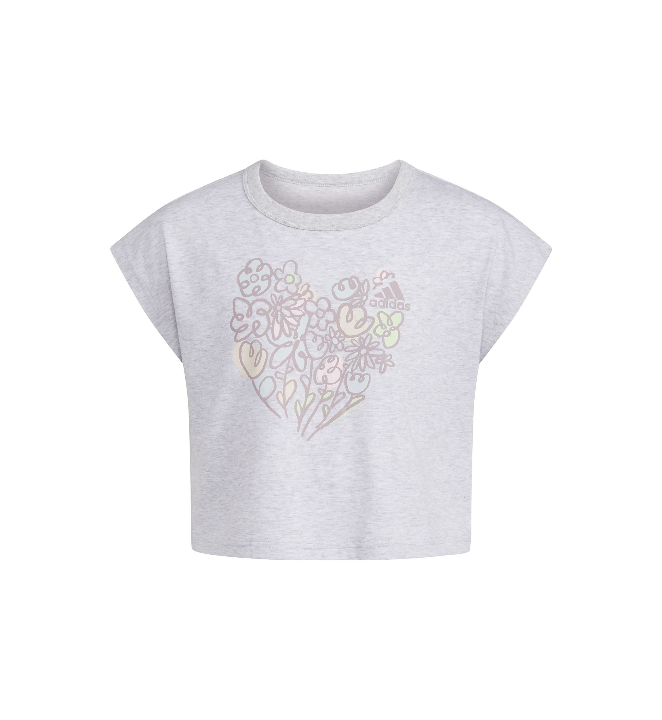 Girls 7-16 Short Sleeve Box Heather T-Shirt