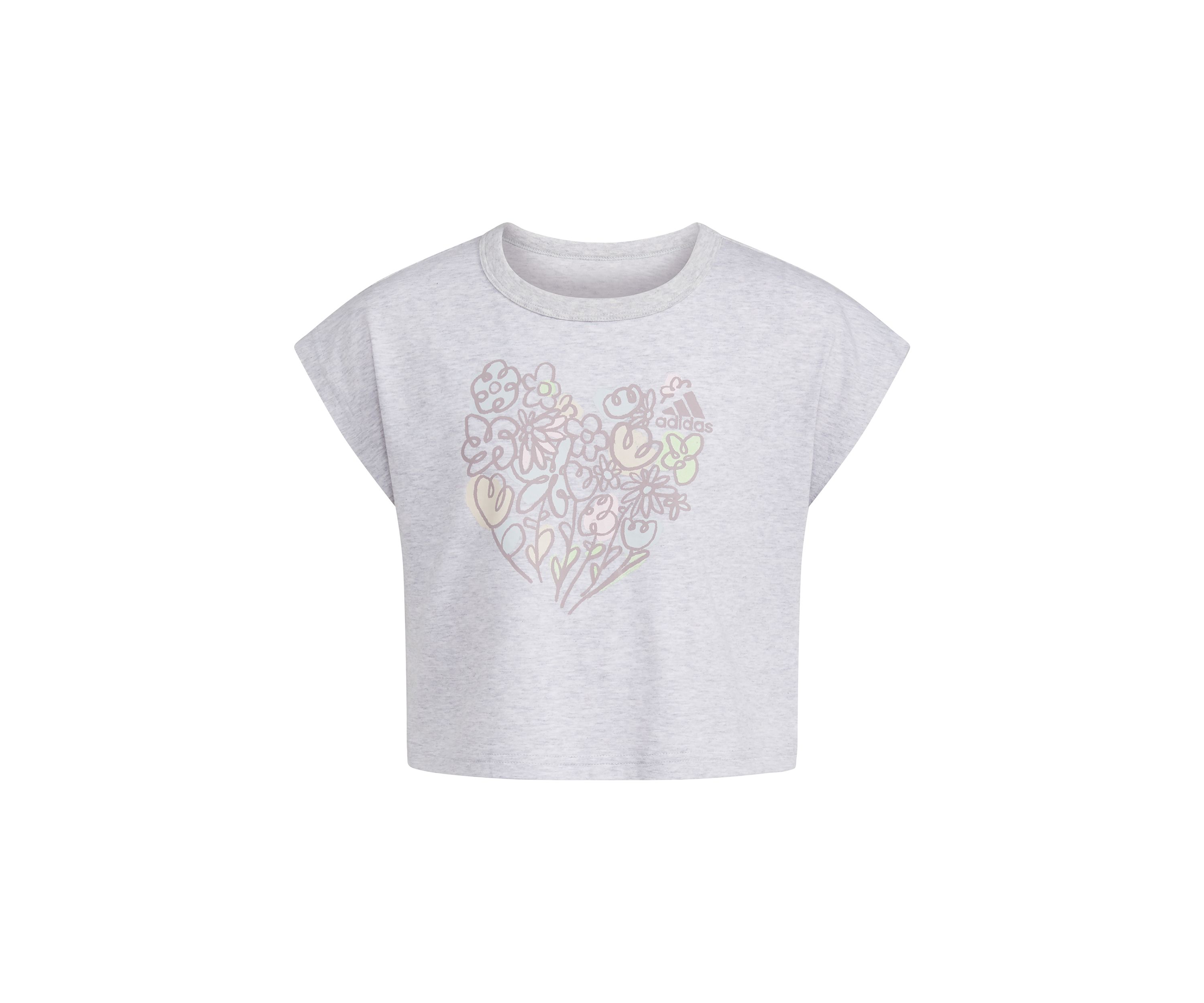 Girls 7-16 Short Sleeve Box Heather T-Shirt