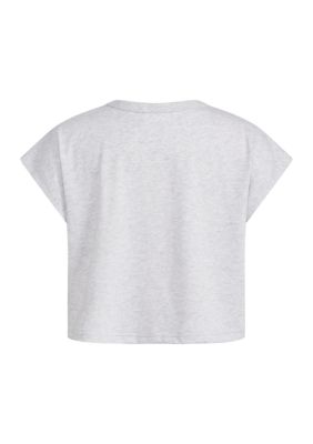 Girls 7-16 Short Sleeve Box Heather T-Shirt