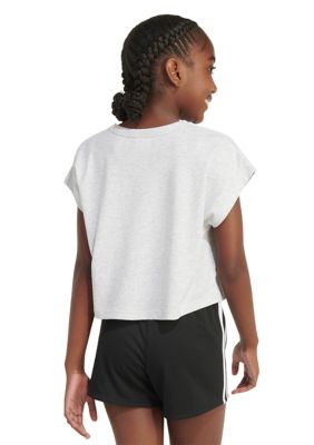 Girls 7-16 Short Sleeve Box Heather T-Shirt
