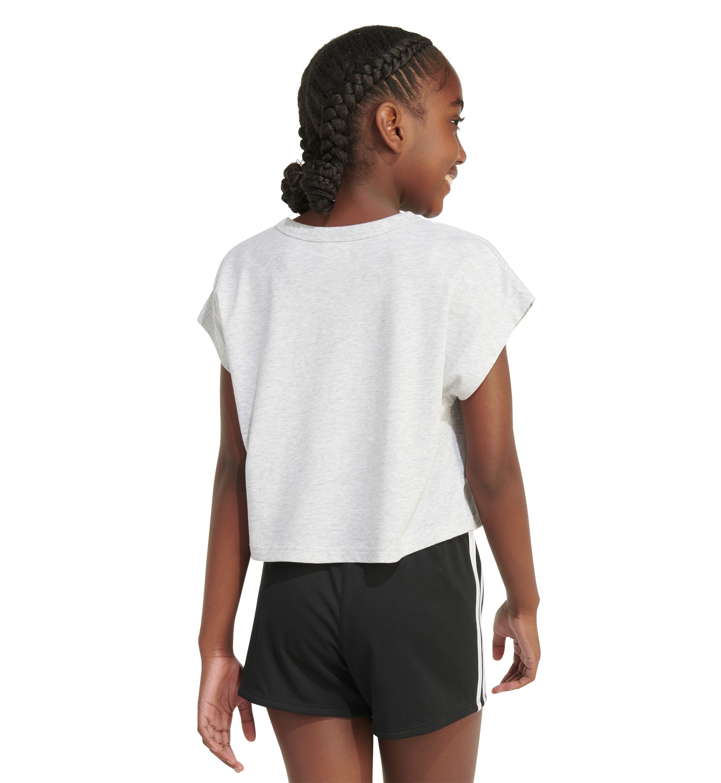 Girls 7-16 Short Sleeve Box Heather T-Shirt