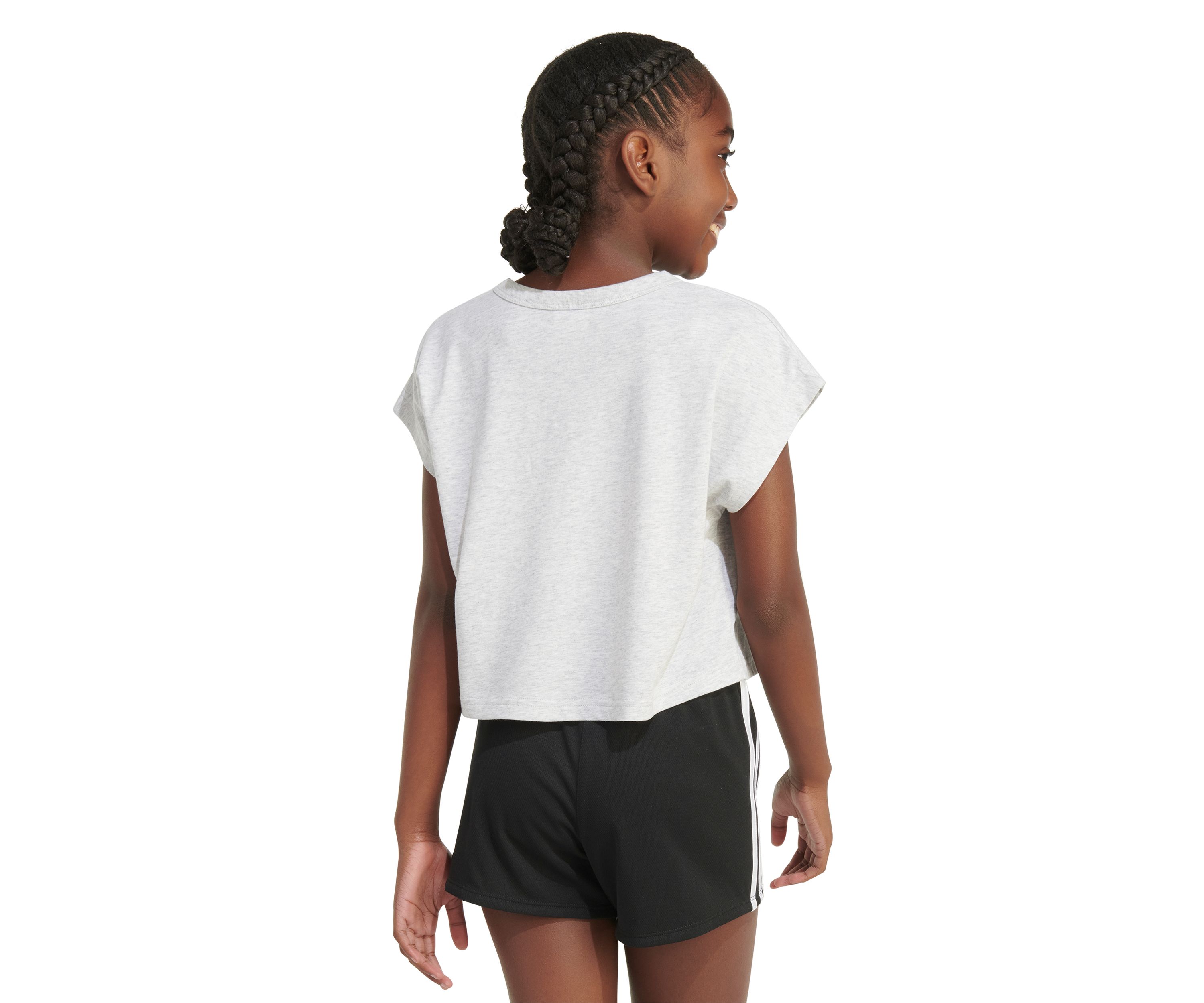 Girls 7-16 Short Sleeve Box Heather T-Shirt