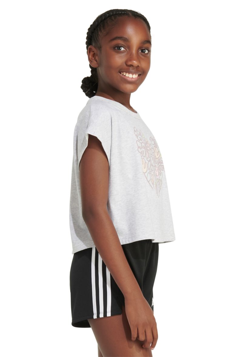 Girls 7-16 Short Sleeve Box Heather T-Shirt