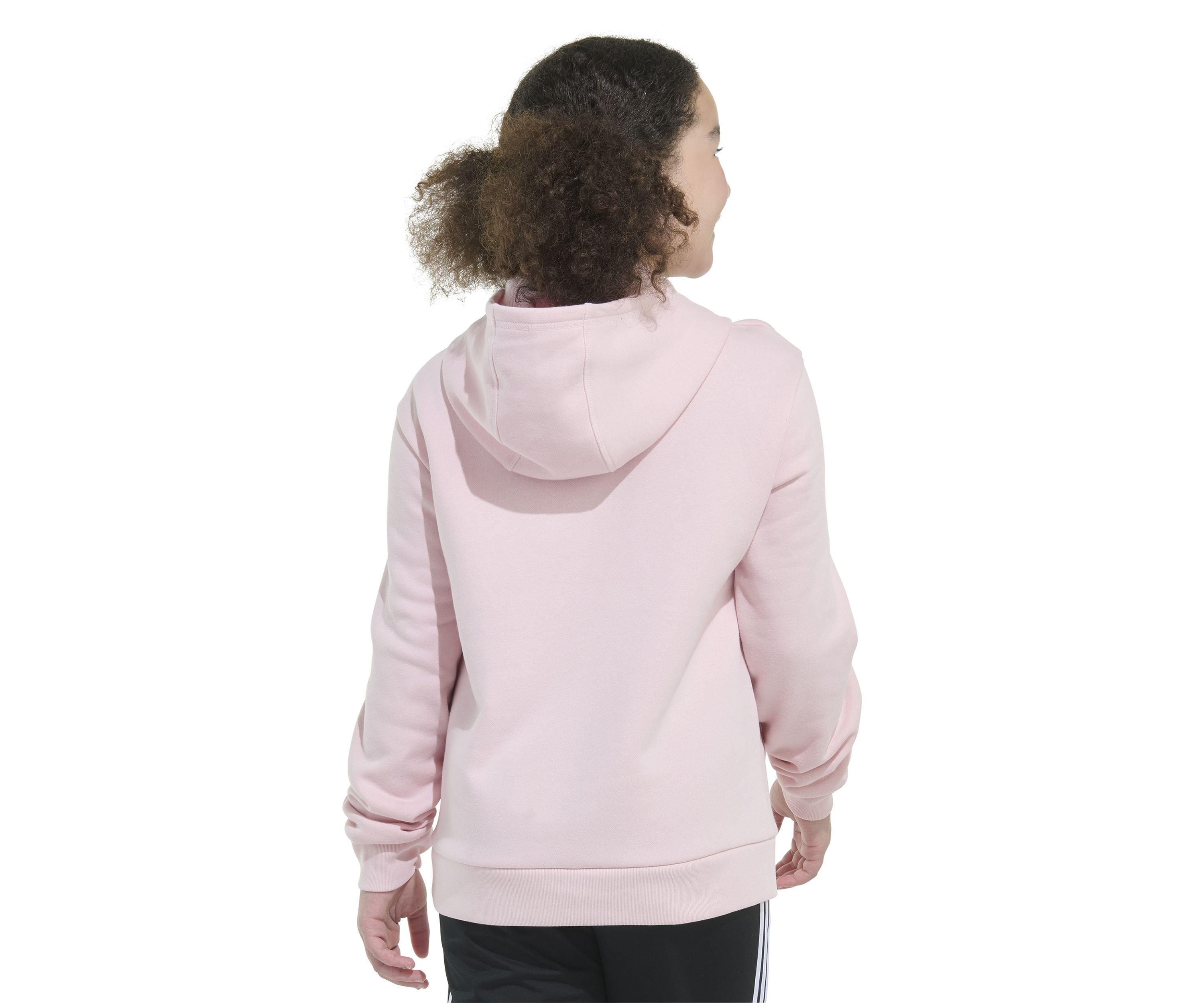 Girls 7-16 Long Sleeve Essential Hooded Graphic Pullover