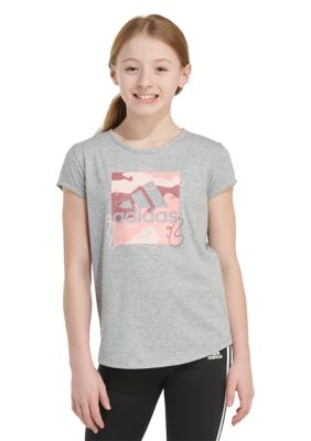 Girls 7-16 Short Sleeve Essential Heather Graphic T-Shirt