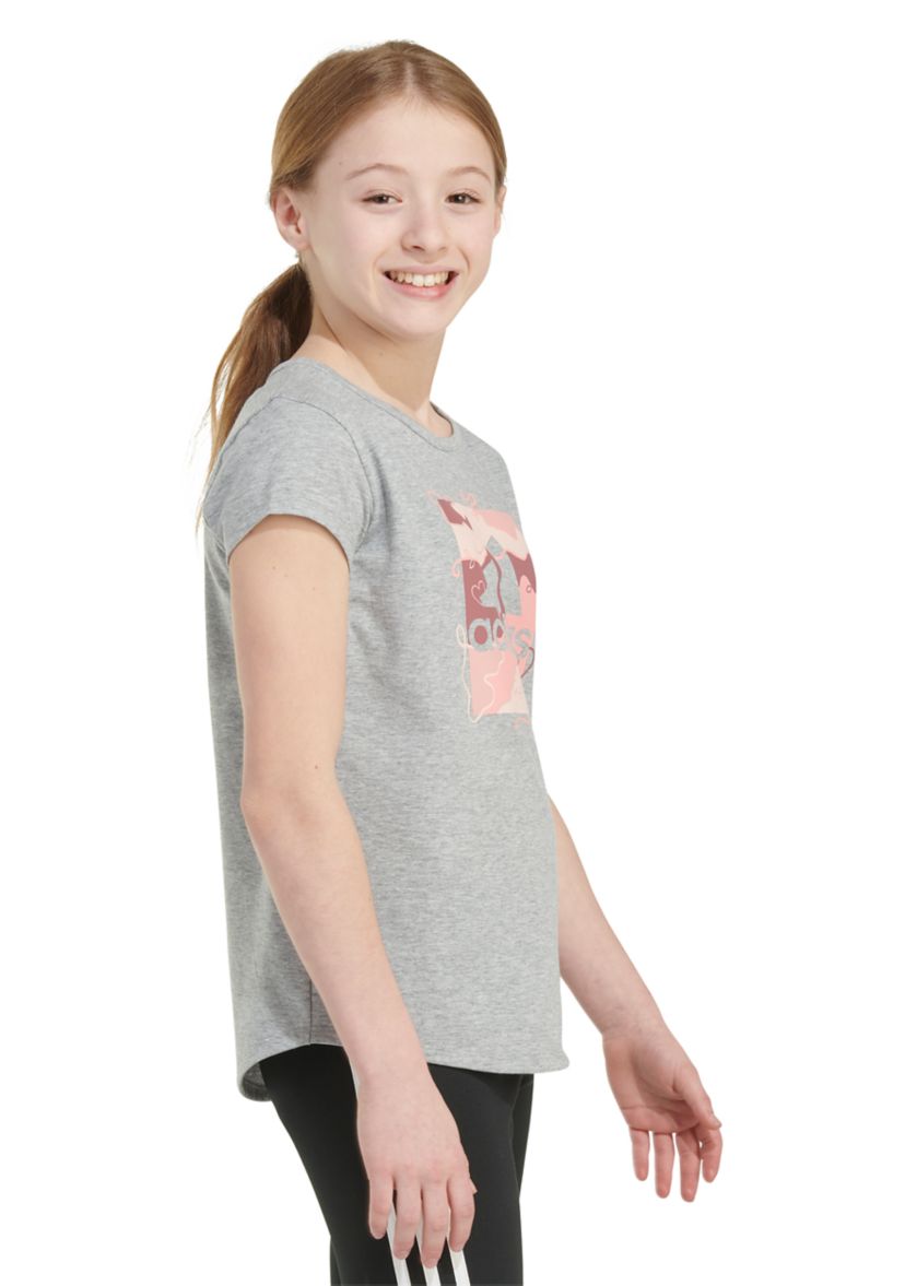Girls 7-16 Short Sleeve Essential Heather Graphic T-Shirt
