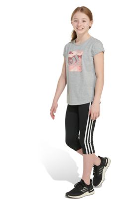 Girls 7-16 Short Sleeve Essential Heather Graphic T-Shirt