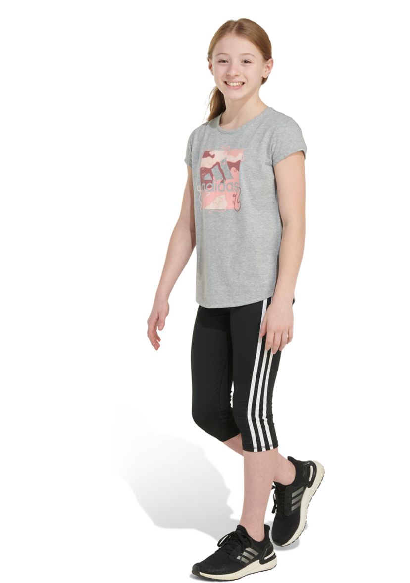 Girls 7-16 Short Sleeve Essential Heather Graphic T-Shirt