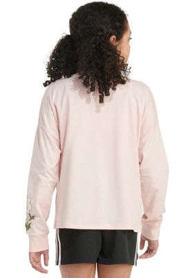 Girls 7-16 Long Sleeve Crew Neck Sweatshirt