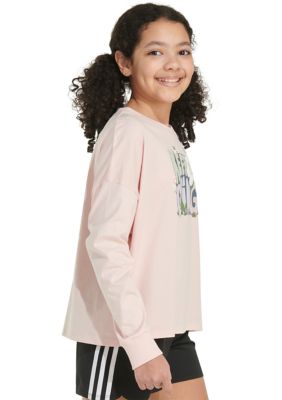 Girls 7-16 Long Sleeve Crew Neck Sweatshirt