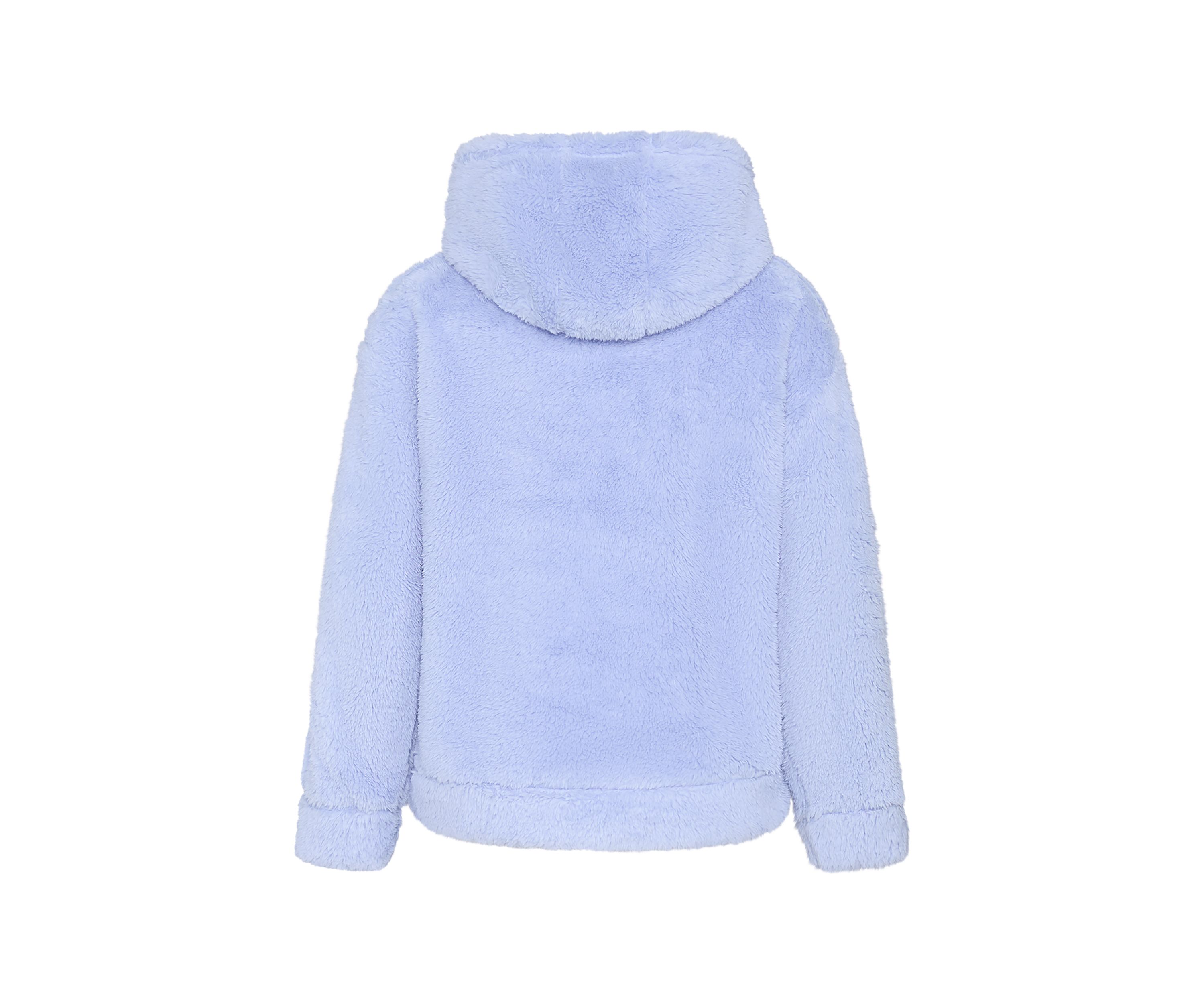 Girls 7-16 Cozy Furry Sherpa Hooded Pullover
