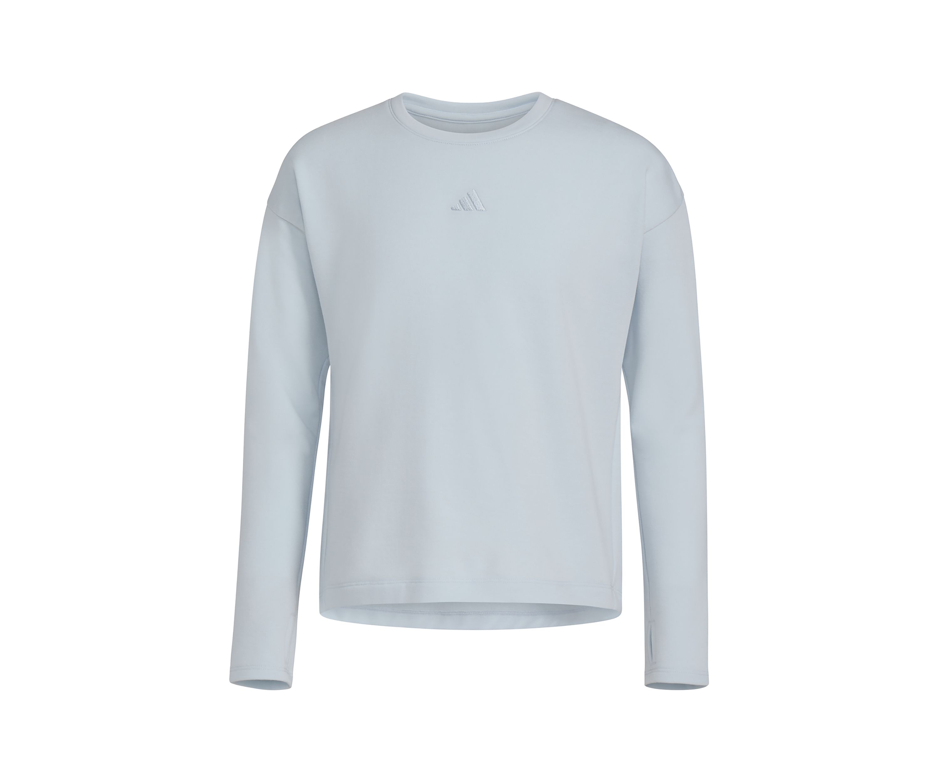 Girls 7-16 Long Sleeve Regular Fit Embroidered Training Pullover