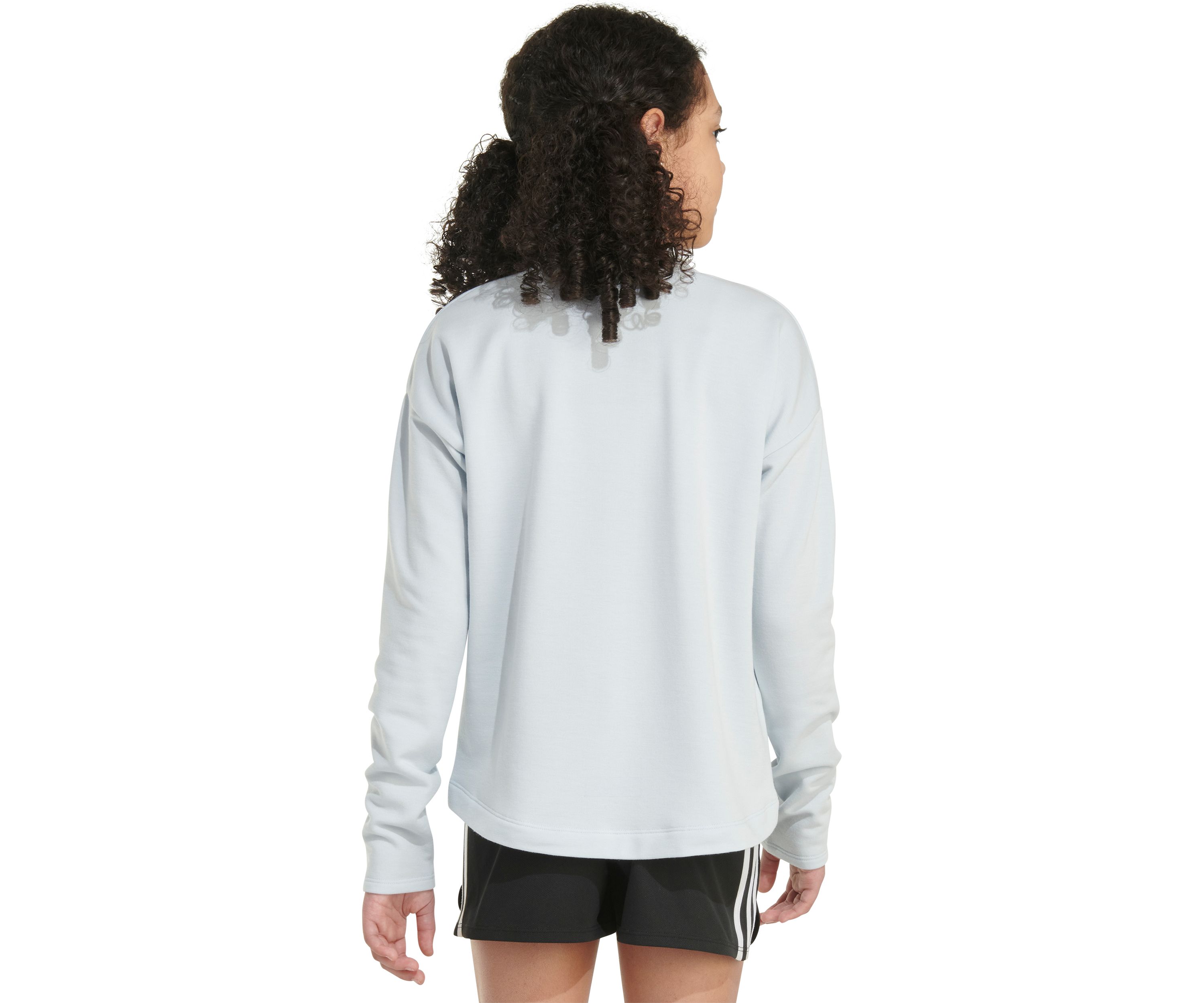 Girls 7-16 Long Sleeve Regular Fit Embroidered Training Pullover