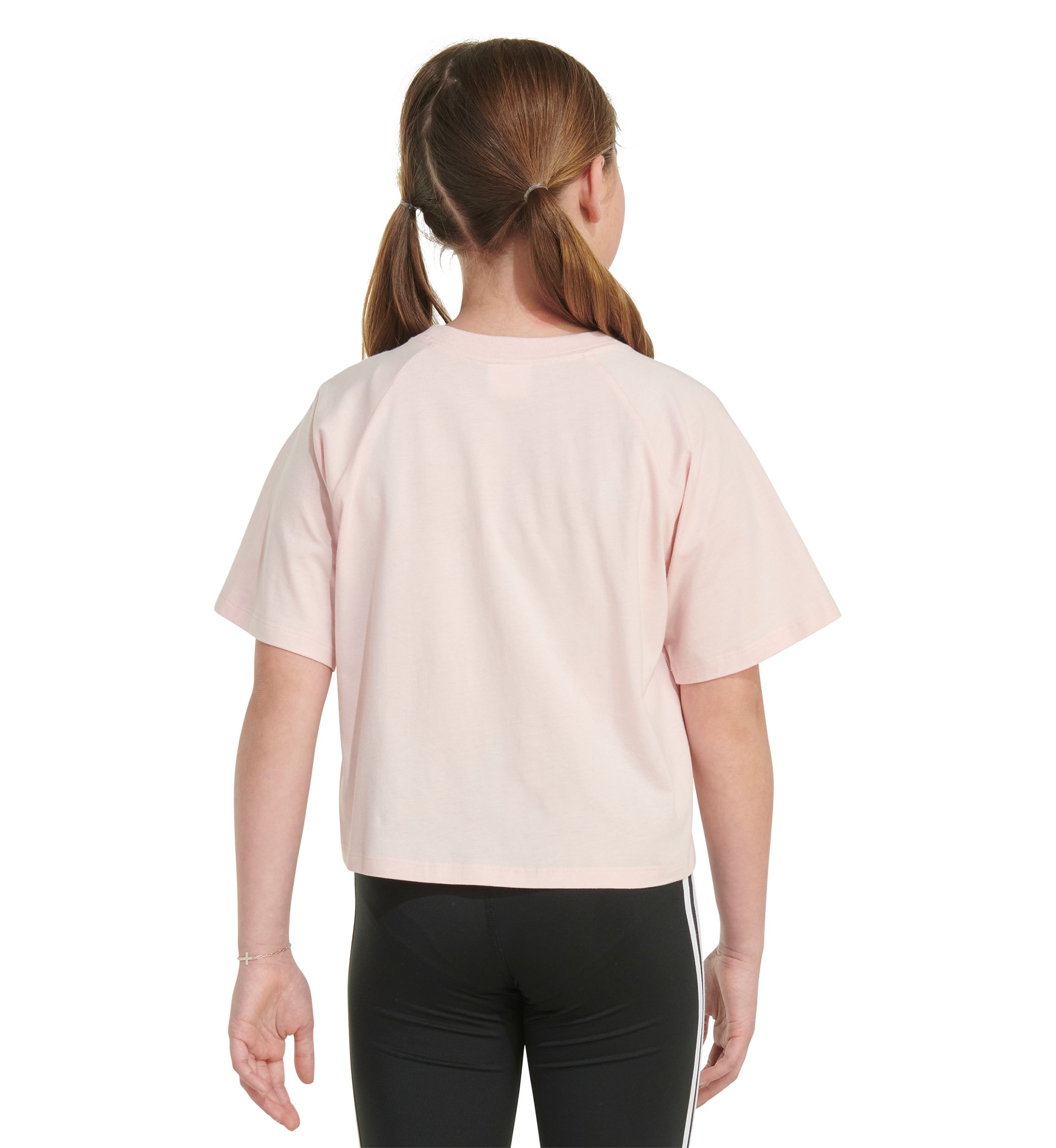 Girls 7-16 Waist Length Raglan T-Shirt