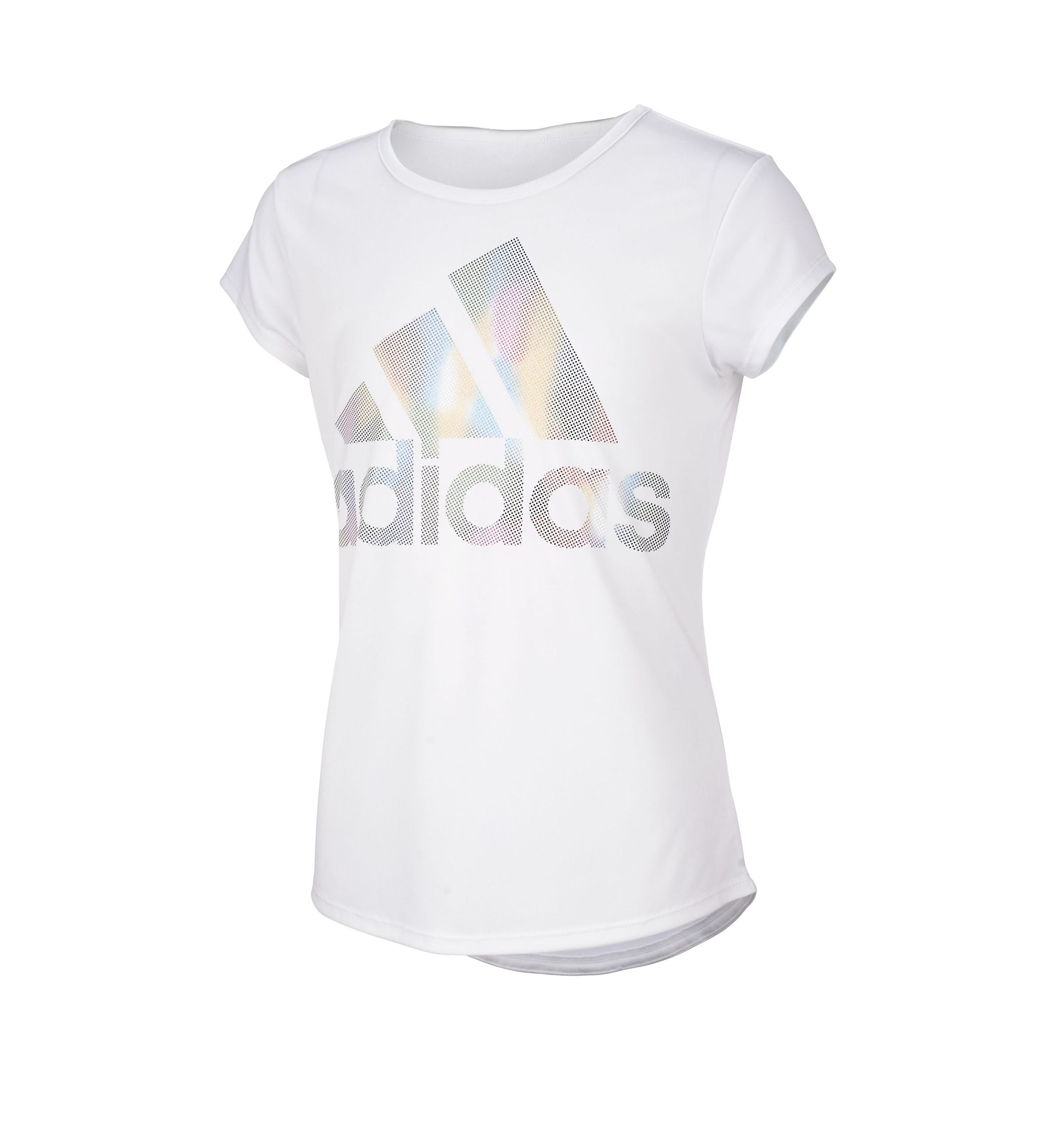 Girls 7-16 Rainbow Foil Tee