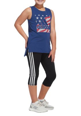 Girls 7-16 Graphic Muscle Tank