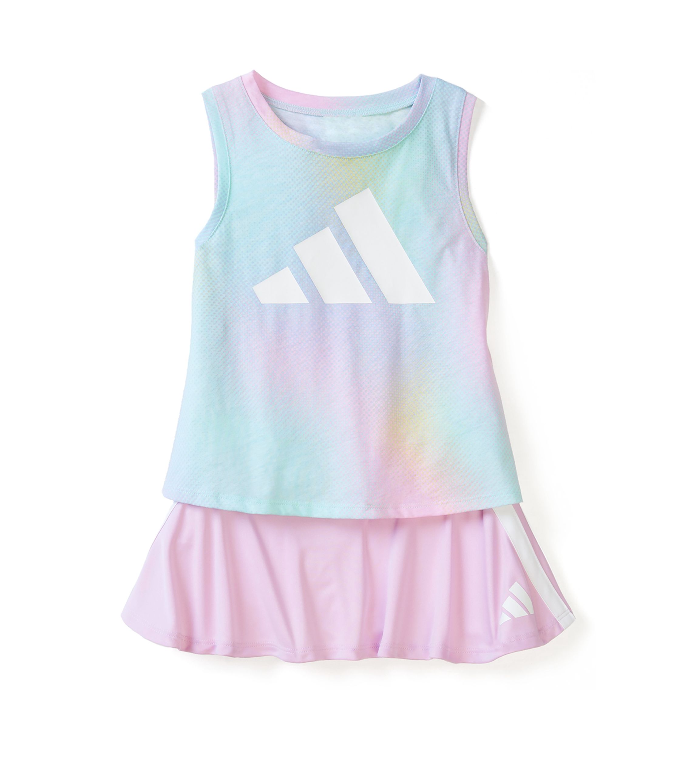 Girls 4-6x Rainbow Tank Skort 