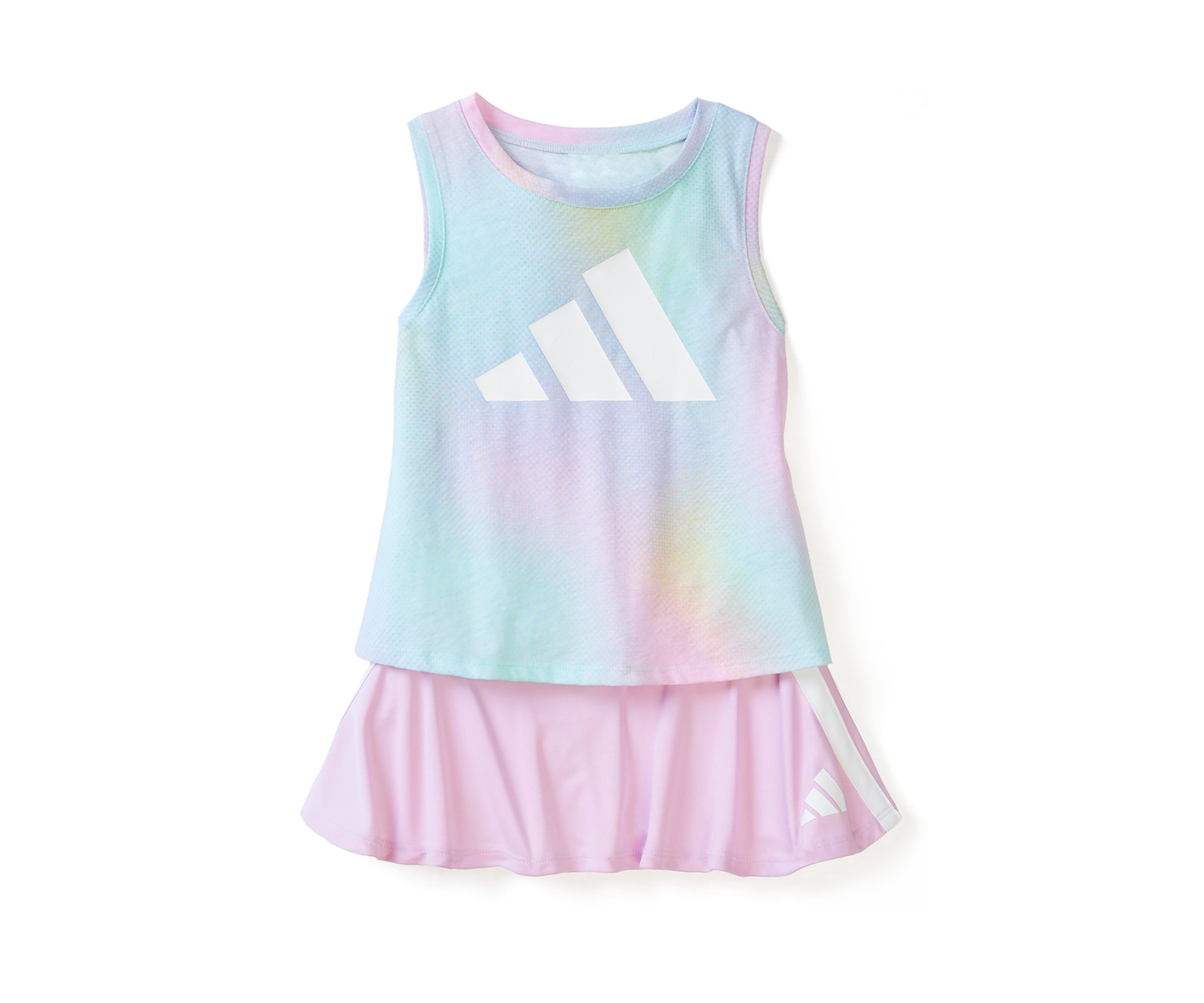 Girls 4-6x Rainbow Tank Skort 