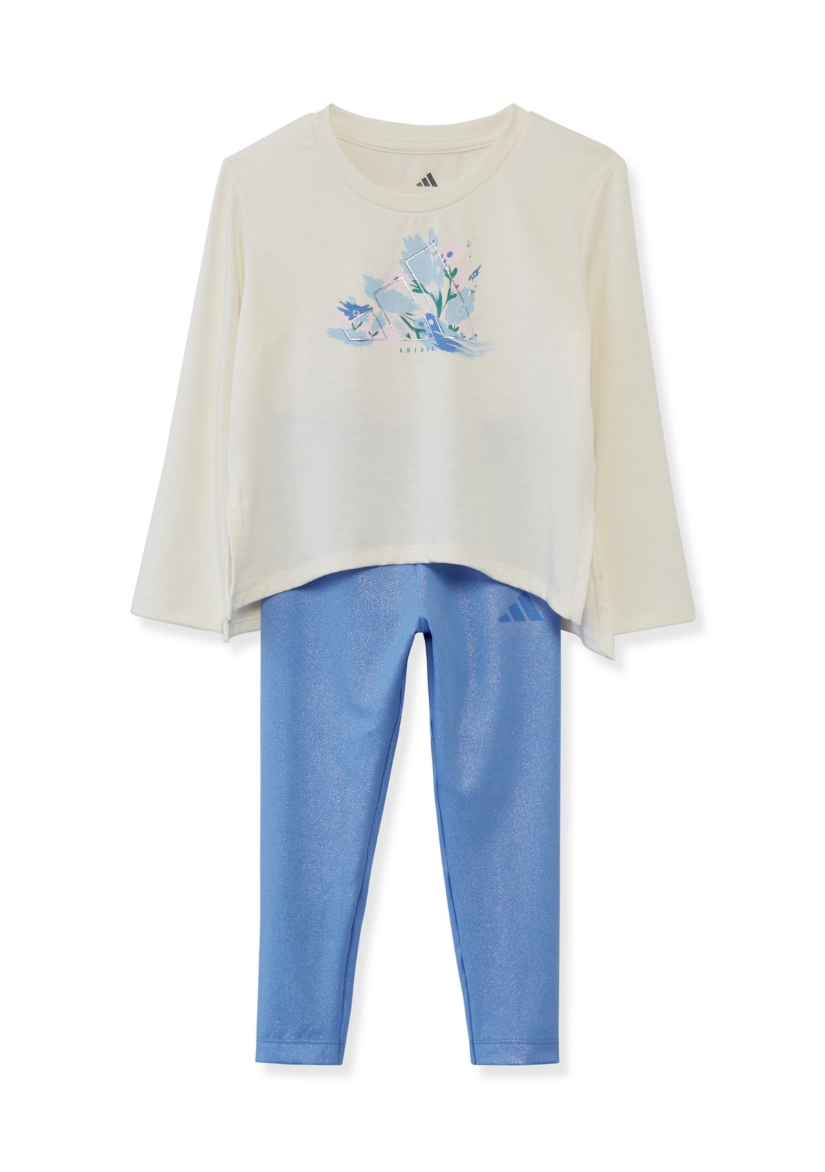 Girls 4-6x Top and Glitter Legging Set