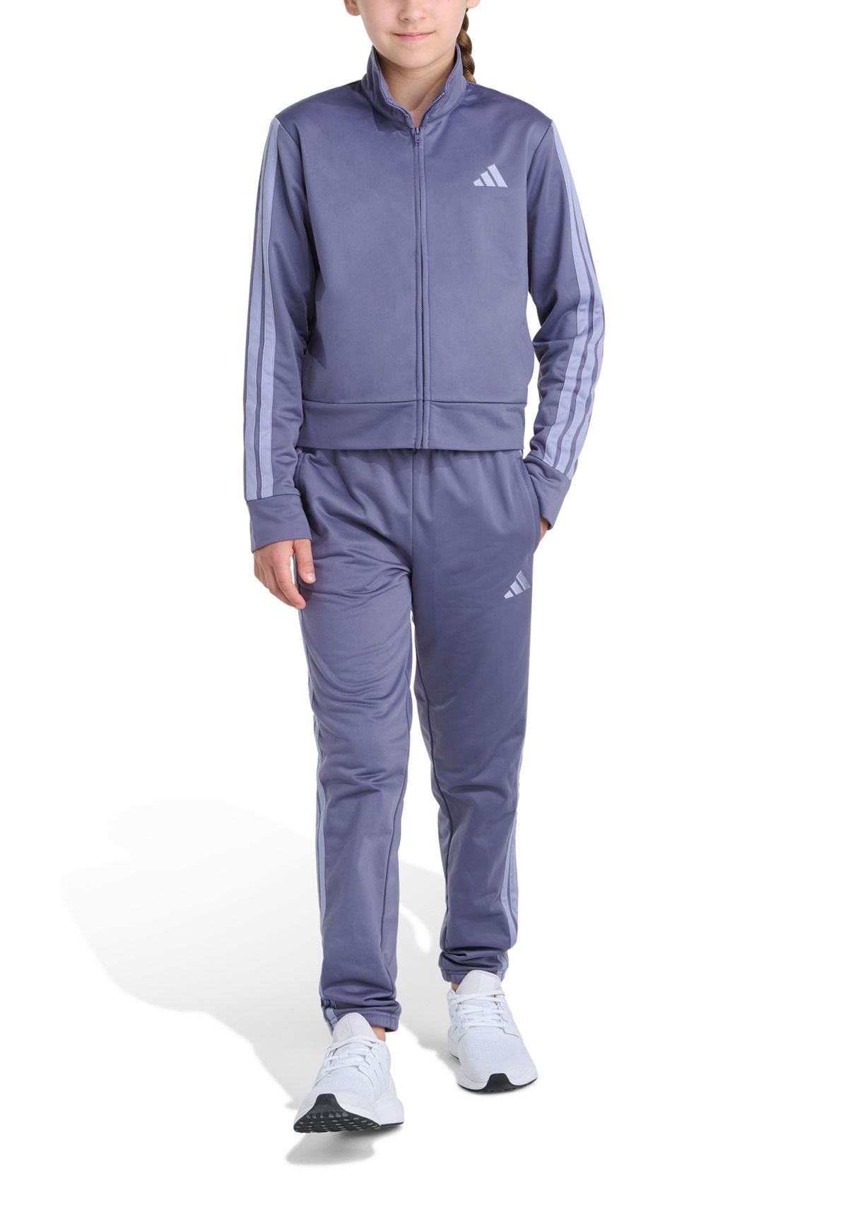 Girls 7-16 2-Piece Event Tricot Jacket and Joggers Set