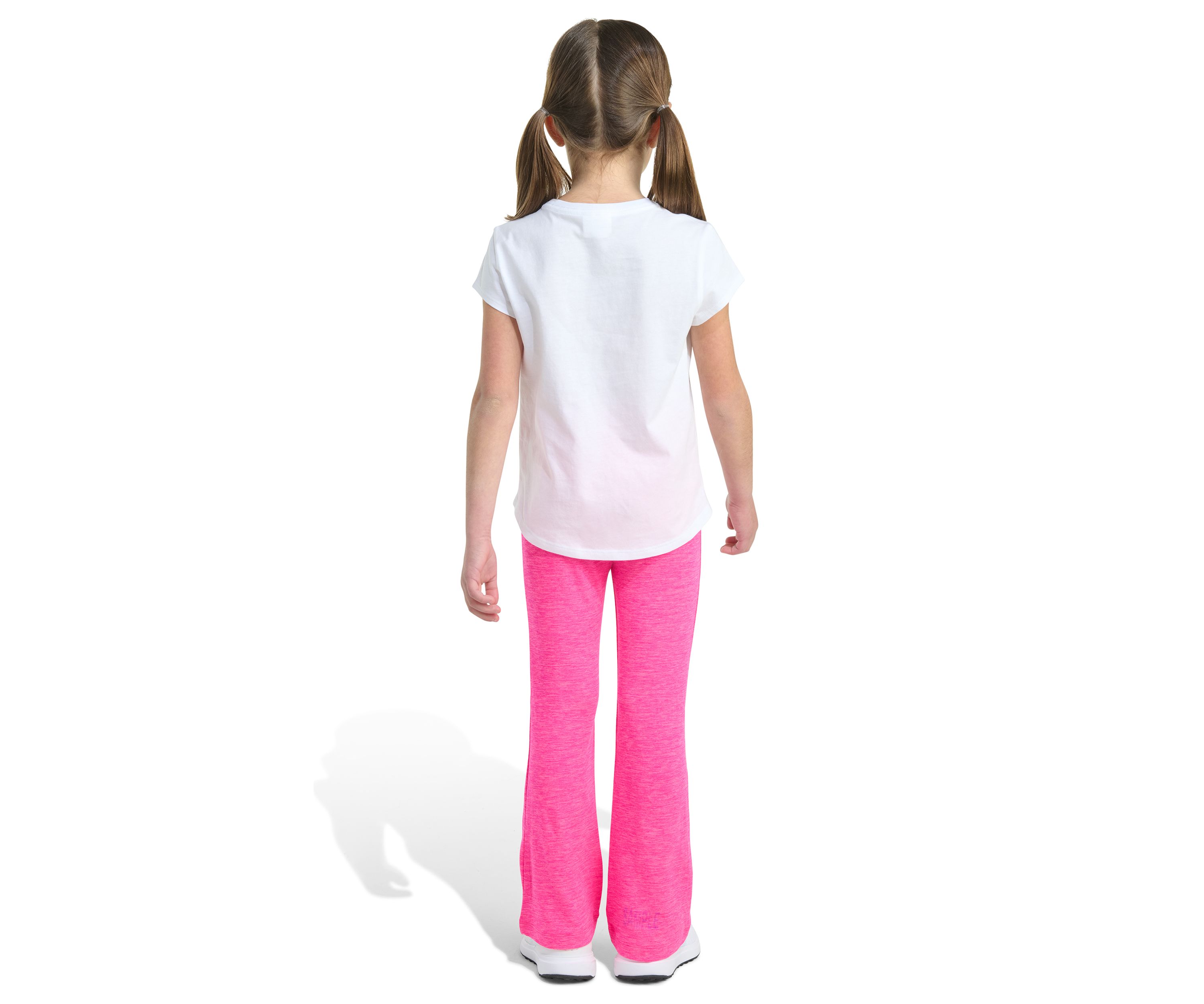 Girls 4-6x 2-Piece Short Sleeve T-Shirt and Flare Leg Pant Set