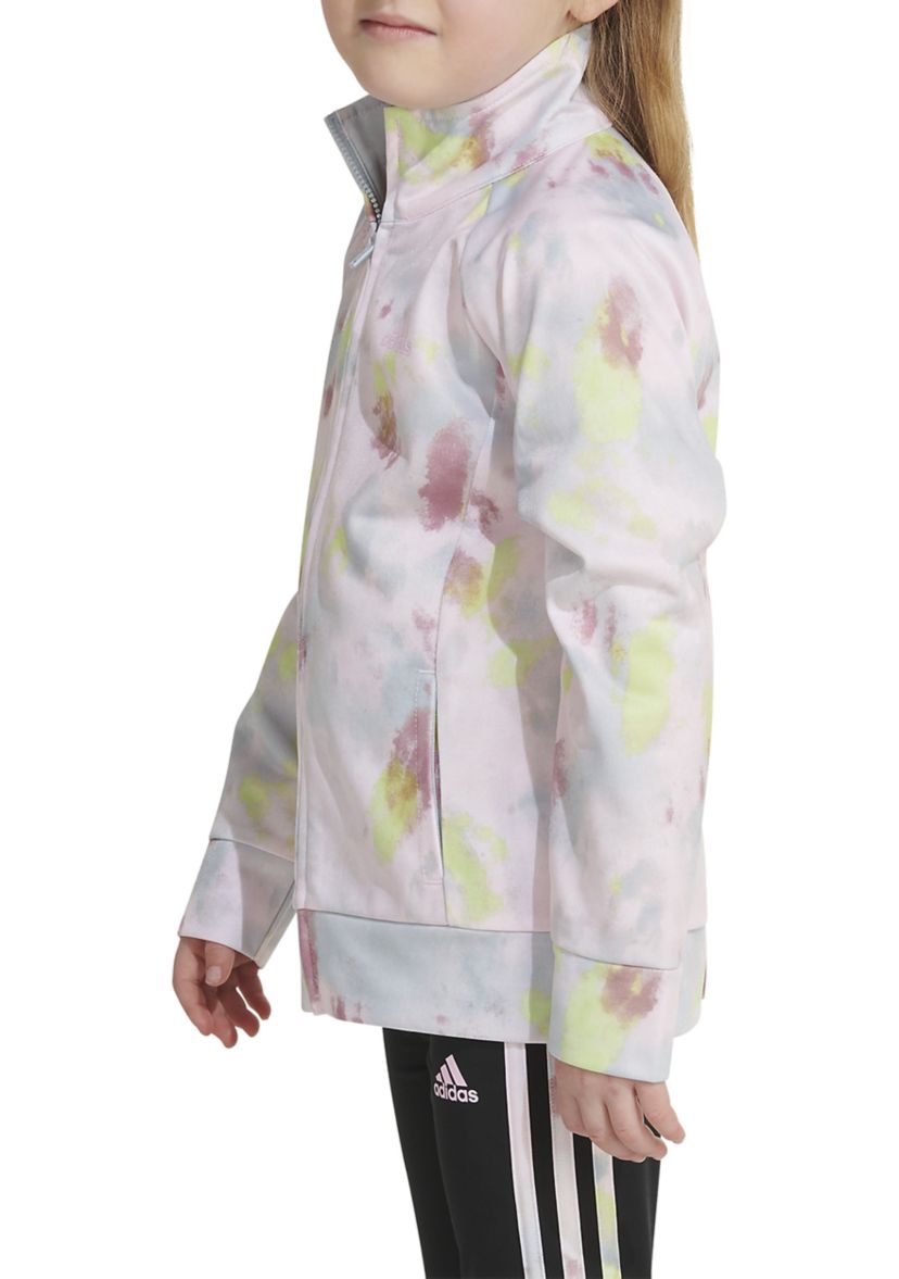 Girls 4-6x Long Sleeve Printed Jacket & Leggings Set