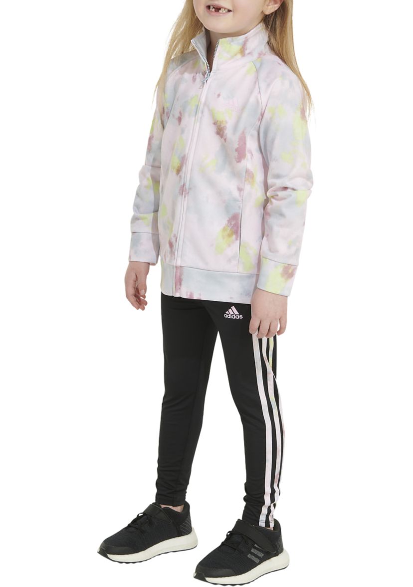 Girls 4-6x Long Sleeve Printed Jacket & Leggings Set