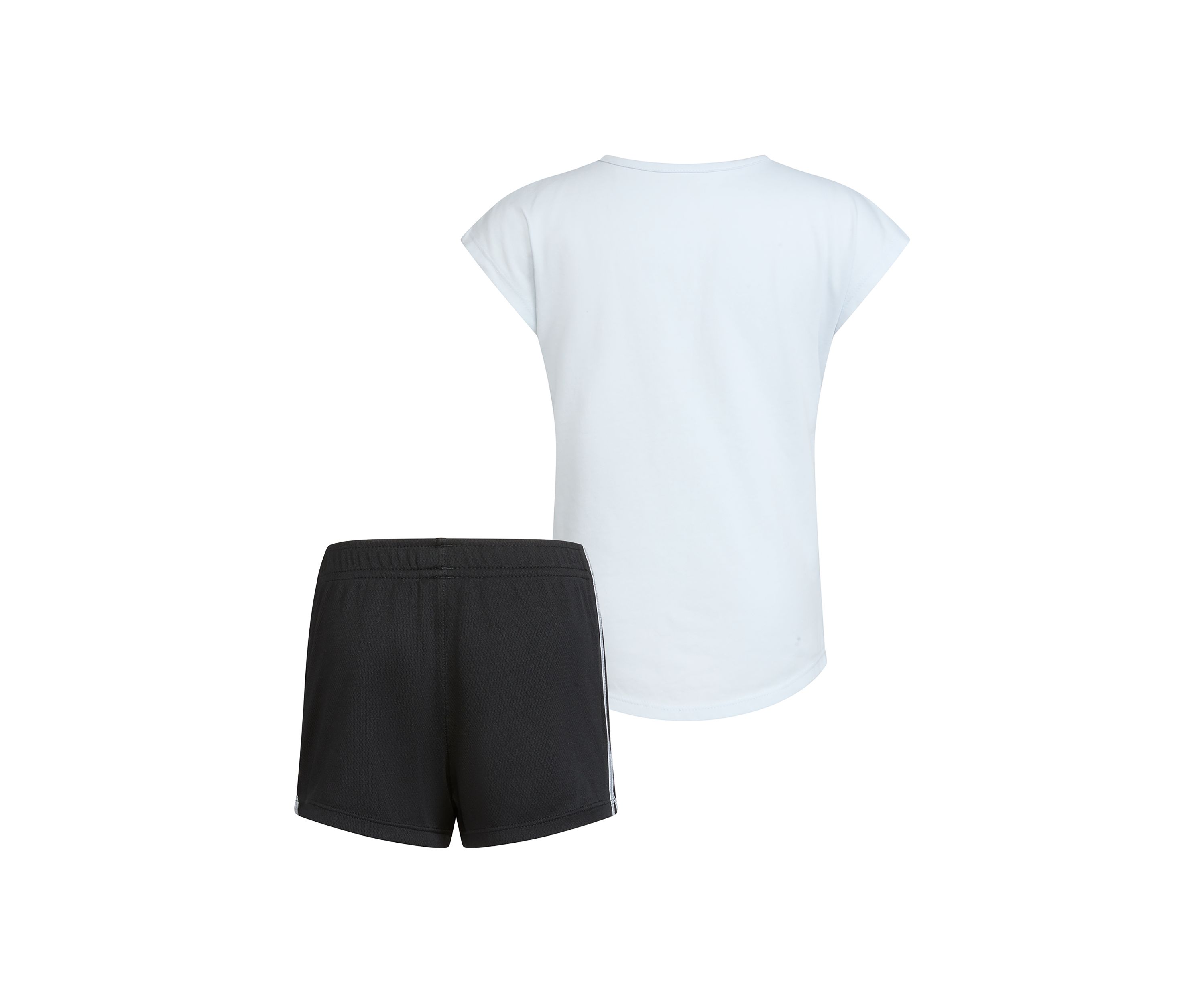 Girls 4-6x Block Letters Logo T-Shirt and Shorts Set