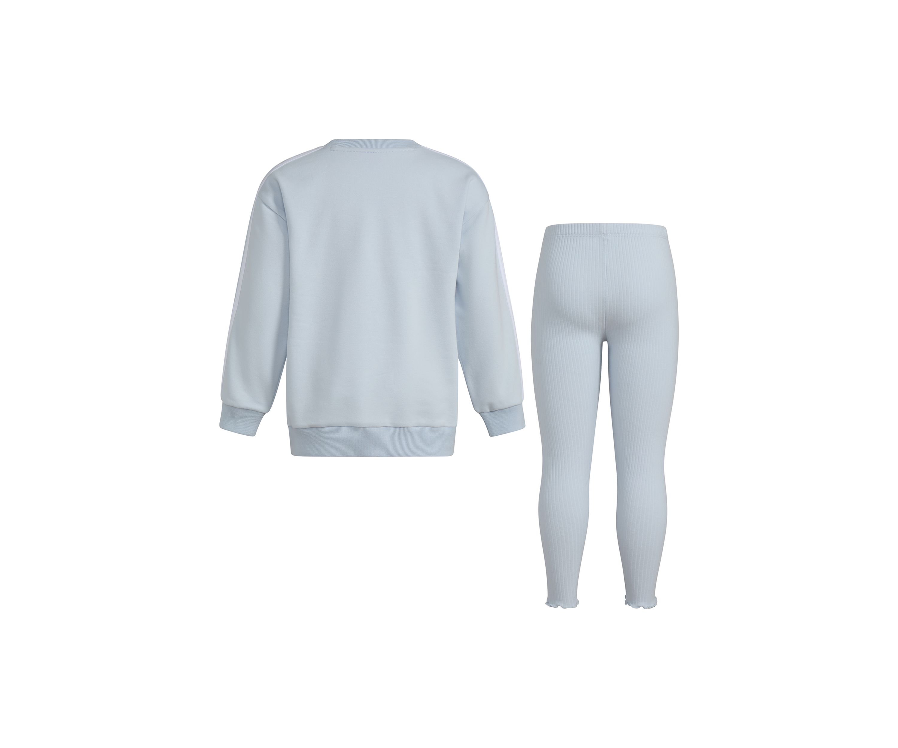 Girls 4-6x 2 Piece French Terry Crew Neck Pullover and Leggings Set