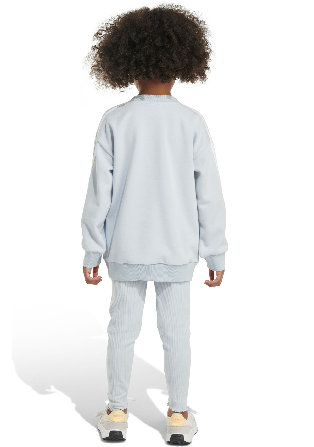 Girls 4-6x 2 Piece French Terry Crew Neck Pullover and Leggings Set