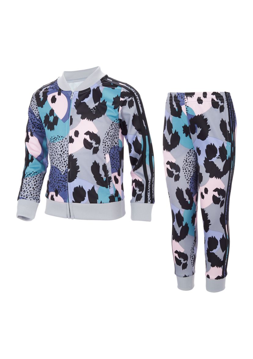 Girls 4-6x Allover Print Track Set