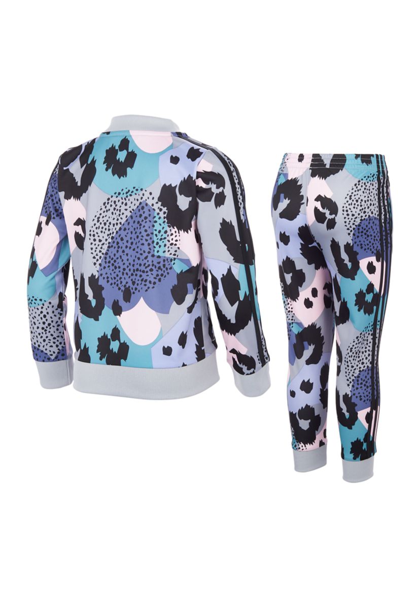 Girls 4-6x Allover Print Track Set
