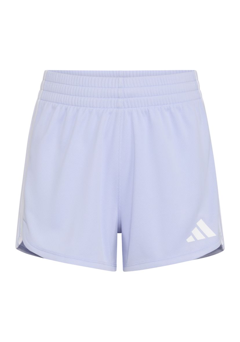 Girls 7-16 Elastic Waistband 3-Stripe Pacer Mesh Shorts
