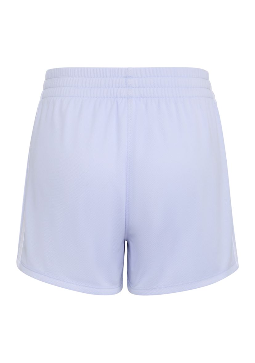 Girls 7-16 Elastic Waistband 3-Stripe Pacer Mesh Shorts