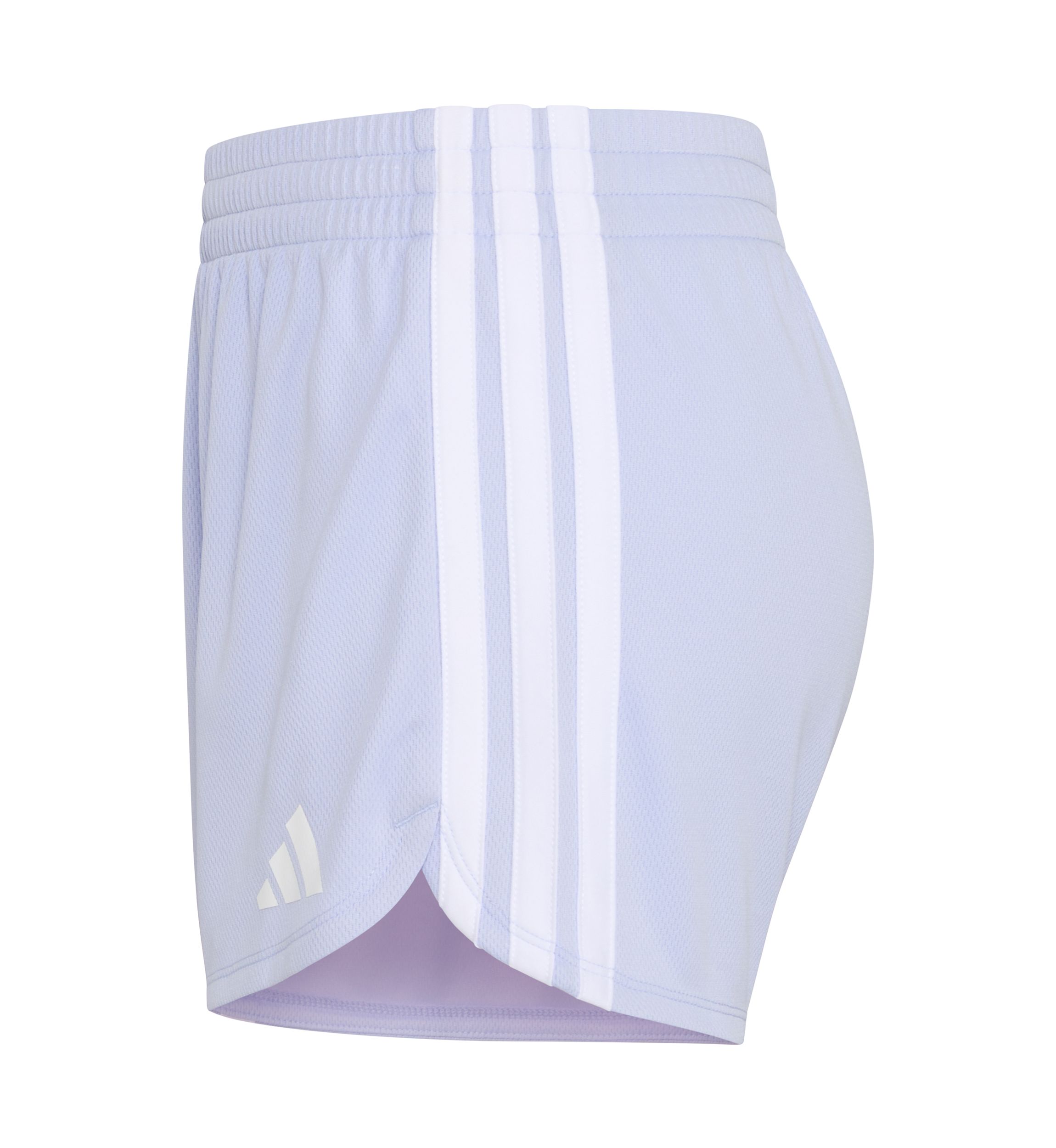 Girls 7-16 Elastic Waistband 3-Stripe Pacer Mesh Shorts