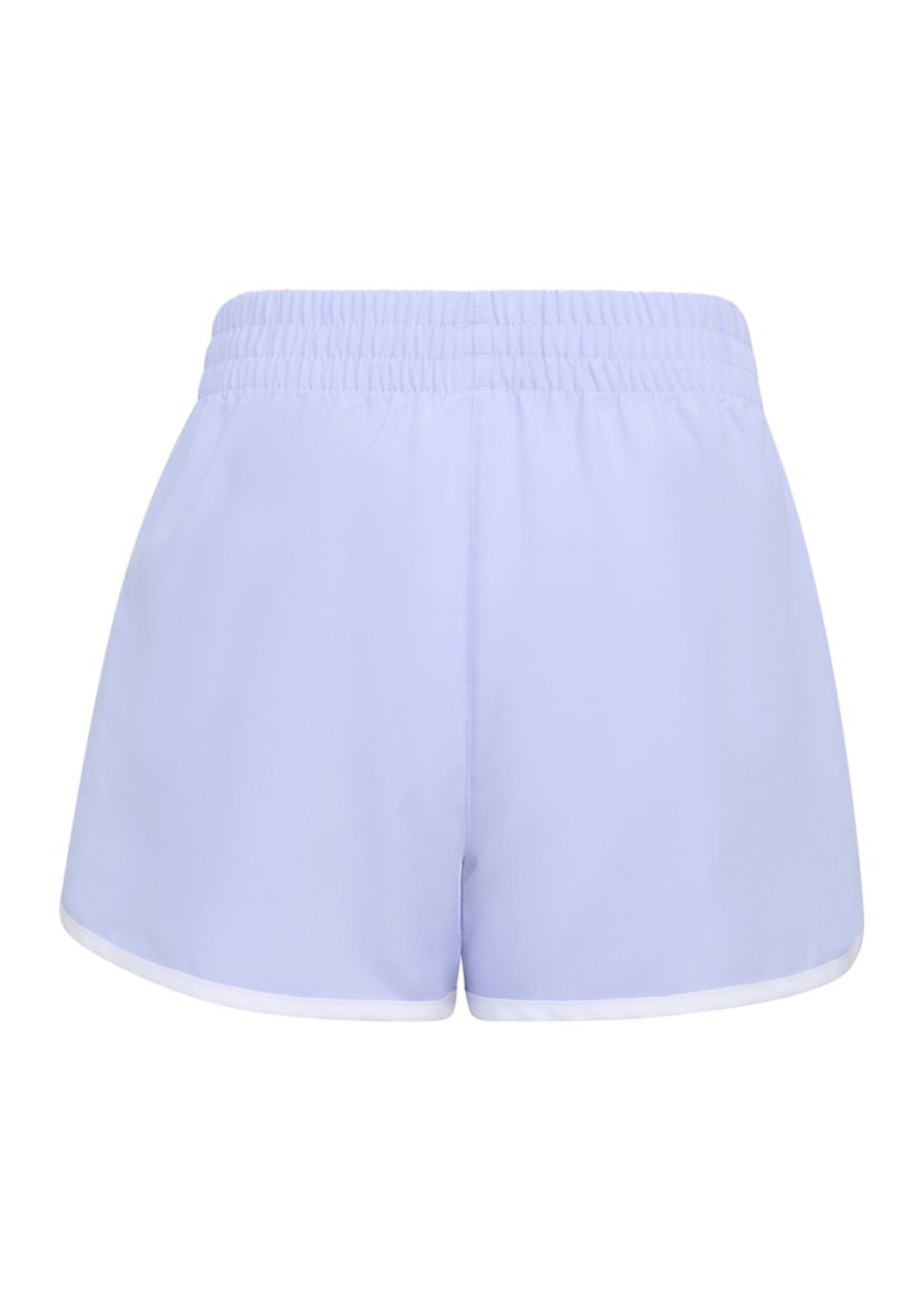 Girls 7-16 Elastic Waistband Woven Short with Binding