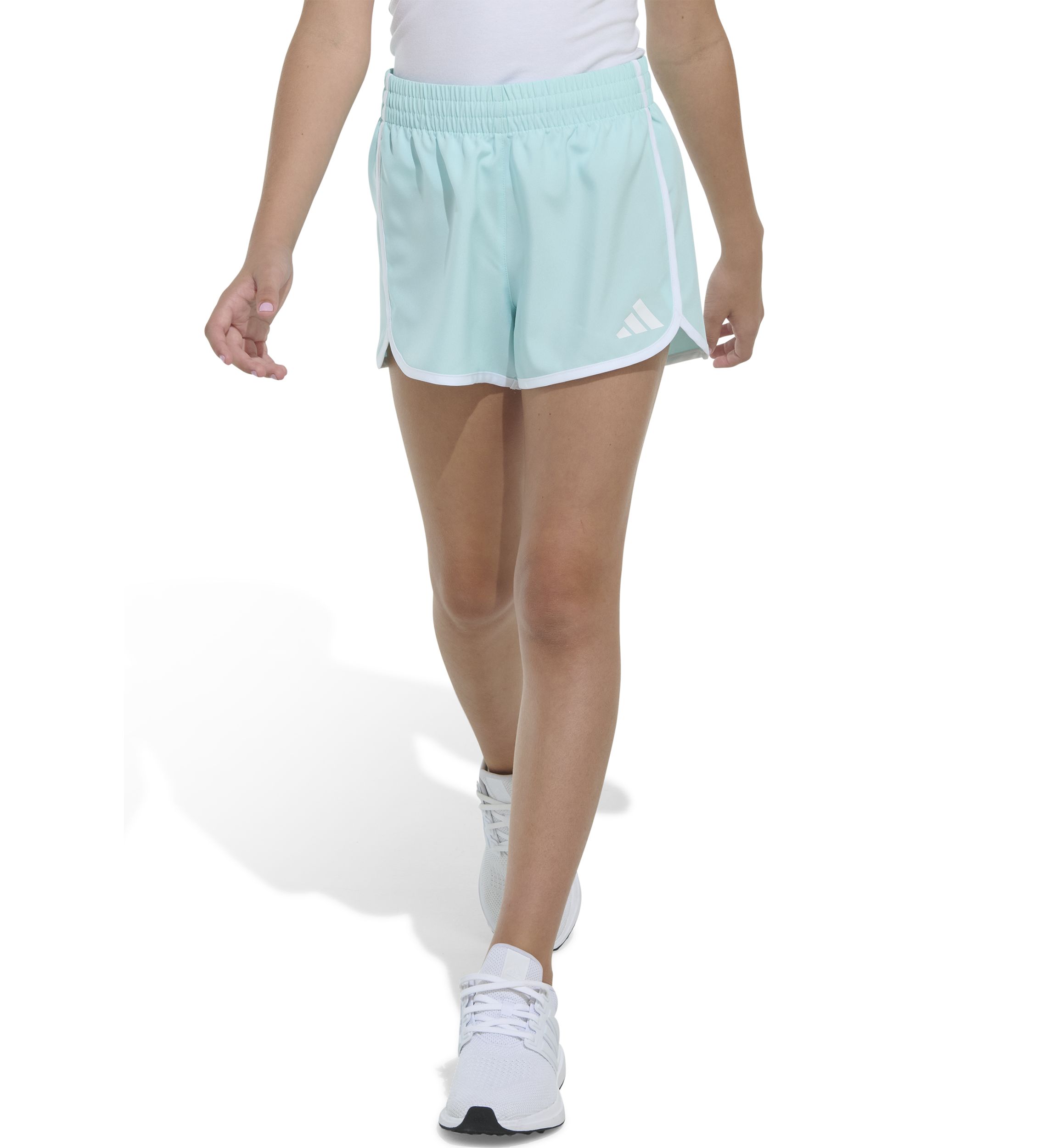 Girls 7-16 Elastic Waistband Woven Shorts with Binding