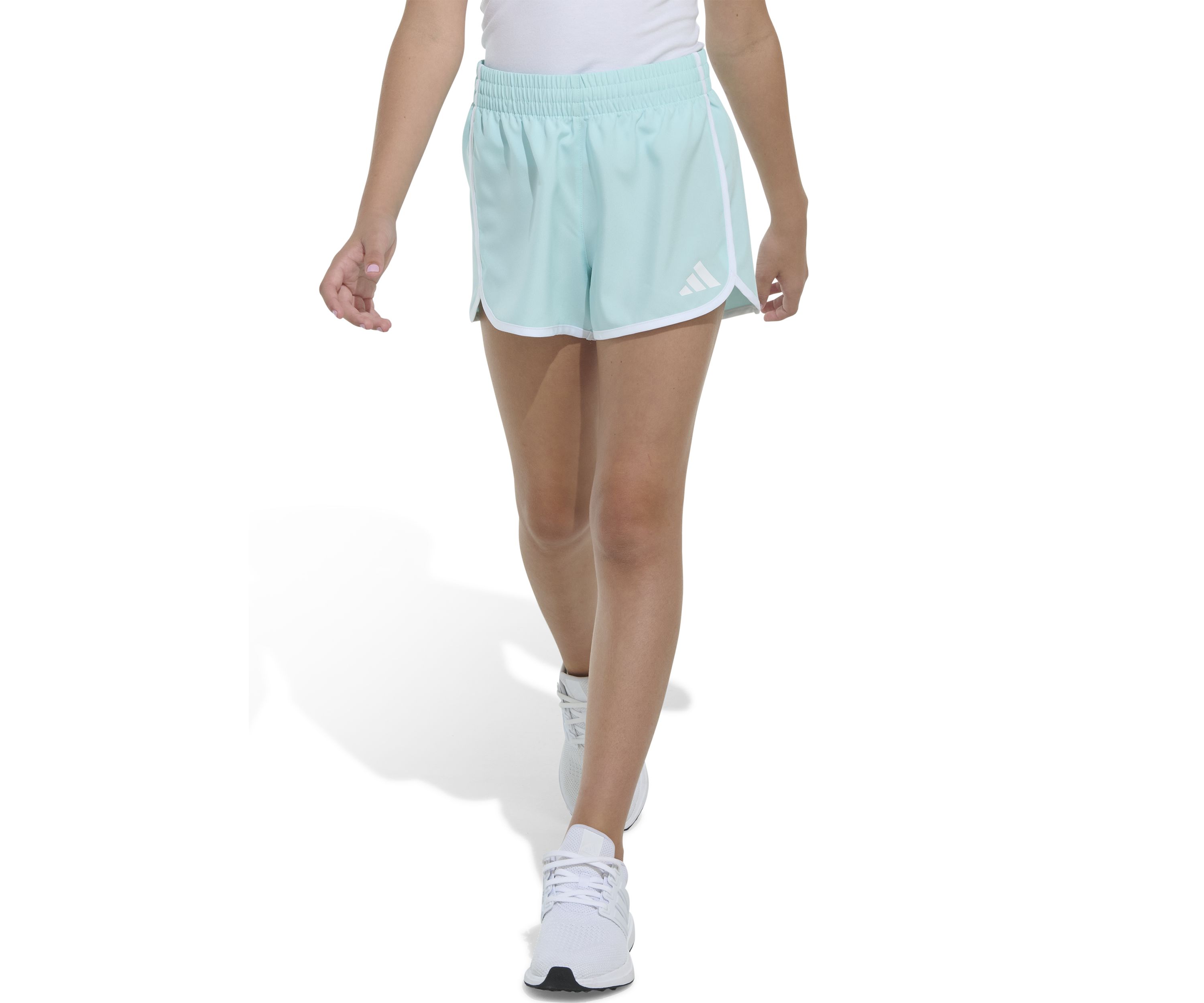 Girls 7-16 Elastic Waistband Woven Shorts with Binding