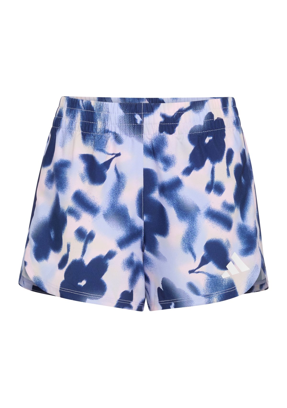 Girls 7-16 Elastic Waistband Printed Woven Pacer Shorts