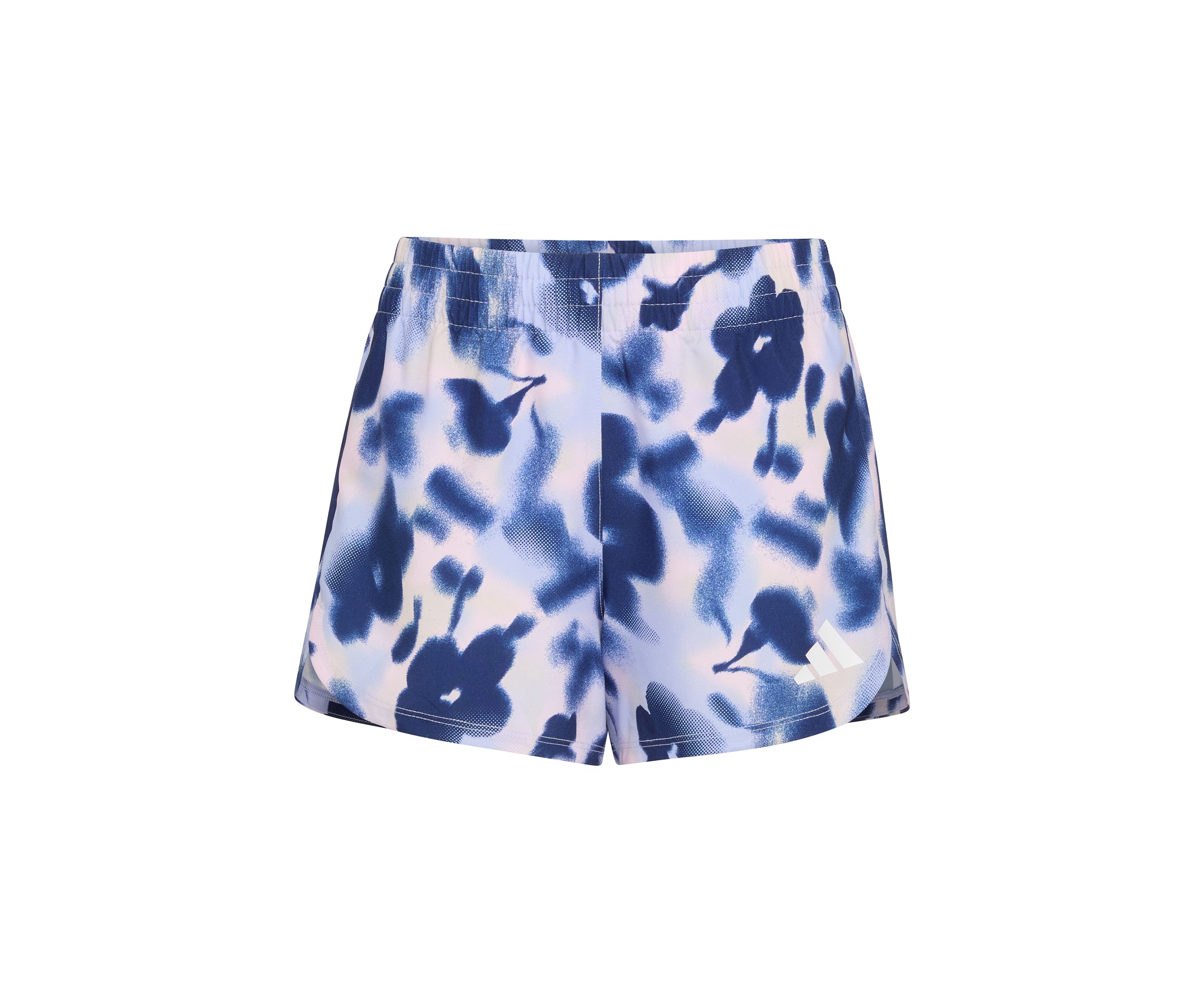 Girls 7-16 Elastic Waistband Printed Woven Pacer Shorts