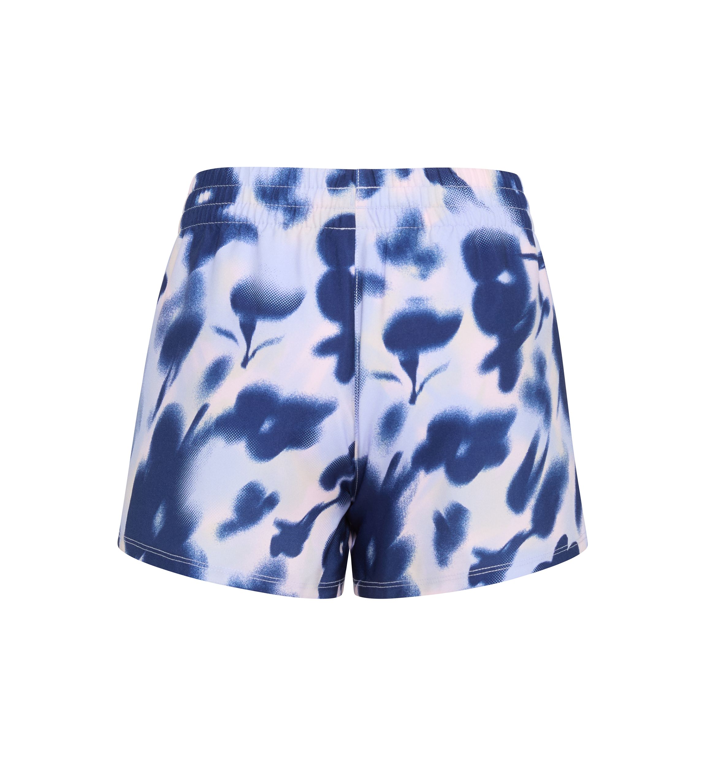 Girls 7-16 Elastic Waistband Printed Woven Pacer Shorts