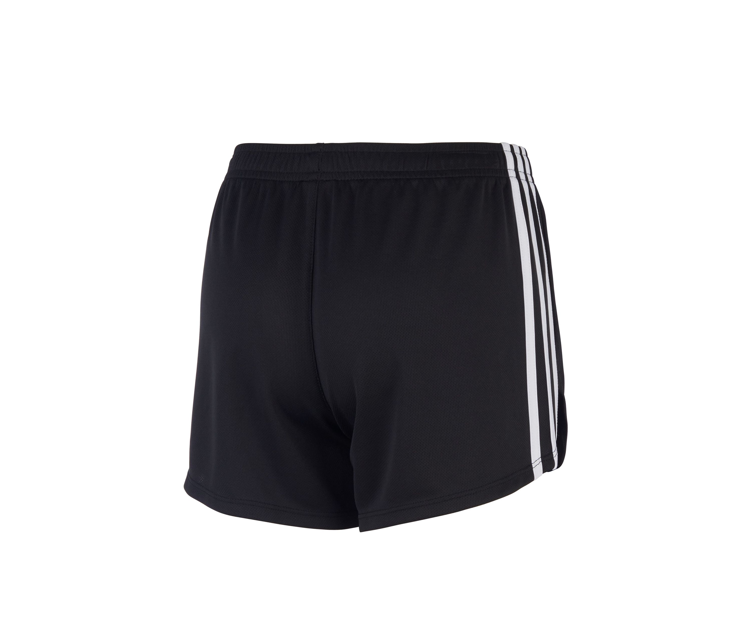 Girls 7-16 Three Stripe Mesh Shorts